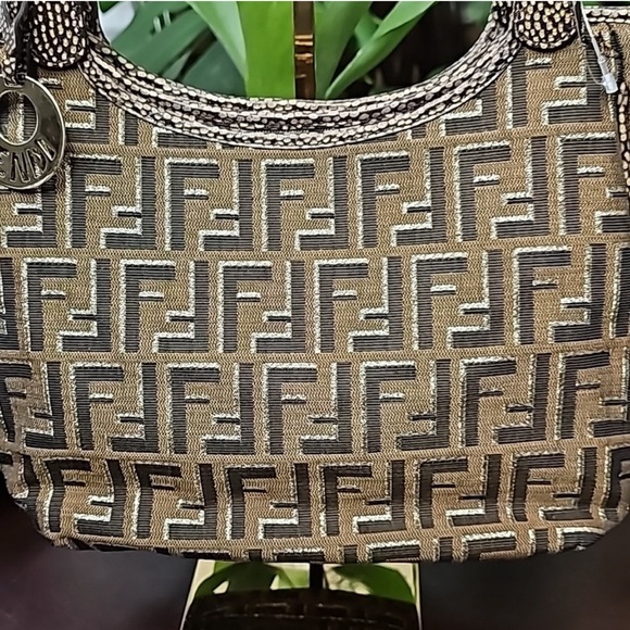 Fendi Handbags - Fendi #09930-0850 FENDI ZUCCA LIMITED EDITION HOBO BAG
